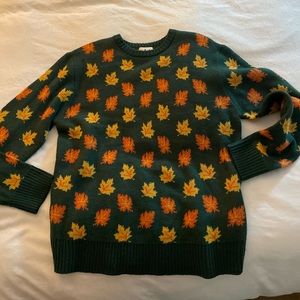 The Big Cozy Fall Leaf Sweater by Kiel James Patrick